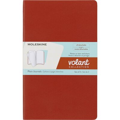 Zestaw 2 Zeszytów Moleskine Volant Journals L (13x21cm) Gładki, Coral Orange/aquamarine, 96 Stron Zestaw 2 Zeszytów Moleskine Volant Journals L (13x21cm) Gładki, Coral Orange/aquamarine, 96 Stron