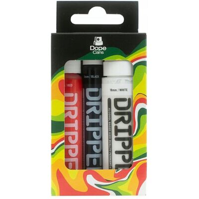 Dope Zestaw 3 markerów Dripper 5,10,18mm mop zacieki Dope Zestaw 3 markerów Dripper 5,10,18mm mop zacieki