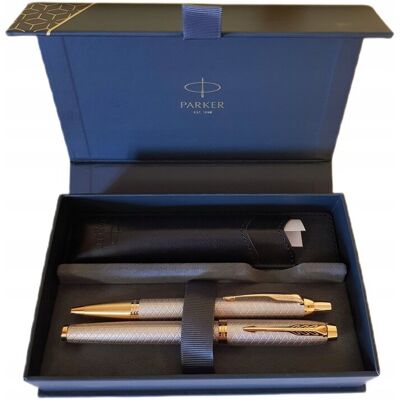 Newell ZESTAW DŁUGOPIS + PIÓRO WIECZNE IM PREMIUM ROYAL SREBRNY GT W OZDOBNYM ETUI Newell ZESTAW DŁUGOPIS + PIÓRO WIECZNE IM PREMIUM ROYAL SREBRNY GT W OZDOBNYM ETUI