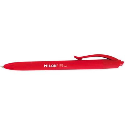 Milan Zestaw długopisów Rubber touch, czerwony, 25 sztuk Milan Zestaw długopisów Rubber touch, czerwony, 25 sztuk
