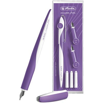 Zestaw Kaligrafii My.Pen Style 4 Naboje Herlitz - Luxurious Purple Zestaw Kaligrafii My.Pen Style 4 Naboje Herlitz - Luxurious Purple