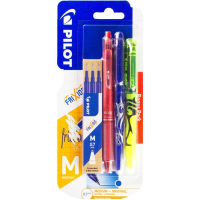 Zestaw PILOT FRIXION + zakreślacz + wkłady Zestaw PILOT FRIXION + zakreślacz + wkłady