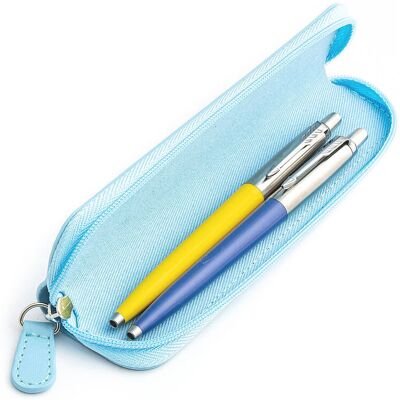 Zestaw prezentowy długopis Parker Jotter Originals Żółty i Niebieski z niebieskim etui Zestaw prezentowy długopis Parker Jotter Originals Żółty i Niebieski z niebieskim etui