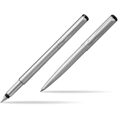 Zestaw prezentowy Parker pióro + długopis Vector Stal CT Zestaw prezentowy Parker pióro + długopis Vector Stal CT