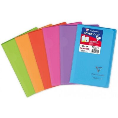 Clairefontaine Zeszyt 11x17cm 48K kartka PP Koverbook mix (10szt) Clairefontaine Zeszyt 11x17cm 48K kartka PP Koverbook mix (10szt)