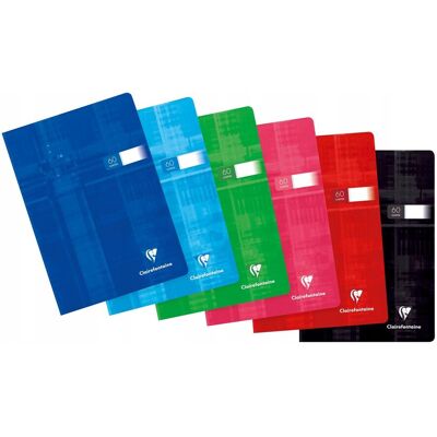 Zeszyt 60 kartkowy gładki A5 Clairefontaine 10 sztuk Zeszyt 60 kartkowy gładki A5 Clairefontaine 10 sztuk
