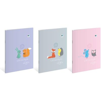 Interdruk Zeszyt A4/32K linia kolorowa B&B; Kids Pastel(10sz) Interdruk Zeszyt A4/32K linia kolorowa B&B; Kids Pastel(10sz)