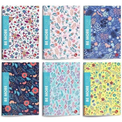 Koh-I-Noor Zeszyt A4/48K linia Be More Flor (10szt) Koh-I-Noor Zeszyt A4/48K linia Be More Flor (10szt)