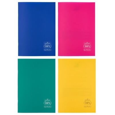 Herlitz Zeszyt A4/60K kratka Eco PP Colors (5szt) Herlitz Zeszyt A4/60K kratka Eco PP Colors (5szt)
