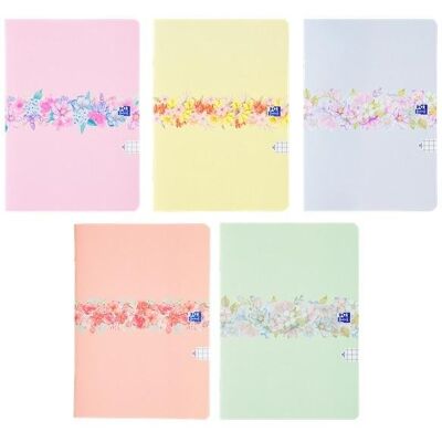Zeszyt A4/60K kratka Floral (5szt) OXFORD Zeszyt A4/60K kratka Floral (5szt) OXFORD