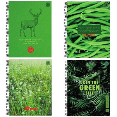 Inny producent Zeszyt A4/80K kratka Think Green (5szt) Inny producent Zeszyt A4/80K kratka Think Green (5szt)