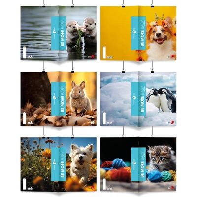 Koh-I-Noor Zeszyt A4/96K kartka Be More Baby (10szt) Koh-I-Noor Zeszyt A4/96K kartka Be More Baby (10szt)