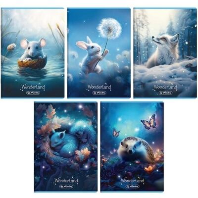 Herlitz Zeszyt A5/16K linia podwójna Wonderland (20szt) Herlitz Zeszyt A5/16K linia podwójna Wonderland (20szt)