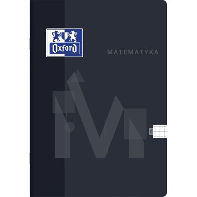 Zeszyt A5/60K kratka Matematyka (5szt) OXFORD Zeszyt A5/60K kratka Matematyka (5szt) OXFORD