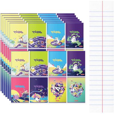Zeszyt A5 60k linia w linię Ekipa HERLITZ 80 sztuk Zeszyt A5 60k linia w linię Ekipa HERLITZ 80 sztuk