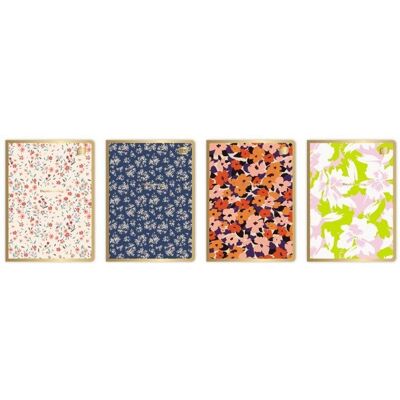 Interdruk Zeszyt A5/80K kratka Metallic Floral (10szt) Interdruk Zeszyt A5/80K kratka Metallic Floral (10szt)