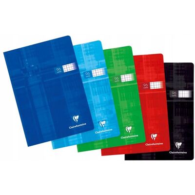 Zeszyt A5 96 kartek w kratkę Clairefontaine 90 g - 5 sztuk Zeszyt A5 96 kartek w kratkę Clairefontaine 90 g - 5 sztuk
