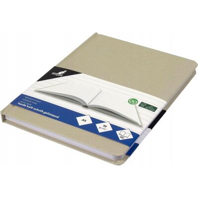 Zeszyt / Notes W Linie A5, Twarda Okładka, Kangaro 96 Kartek, Beżowy Zeszyt / Notes W Linie A5, Twarda Okładka, Kangaro 96 Kartek, Beżowy