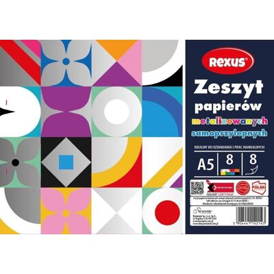 Beniamin Zeszyt Papierów Kolor Samoprzylep. A5/8k (10szt) Beniamin Zeszyt Papierów Kolor Samoprzylep. A5/8k (10szt)
