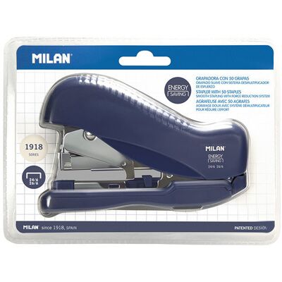 Milan Polska Zszywacz 12,9 Cm Niebieski Z Przekładnią Milan Polska Zszywacz 12,9 Cm Niebieski Z Przekładnią