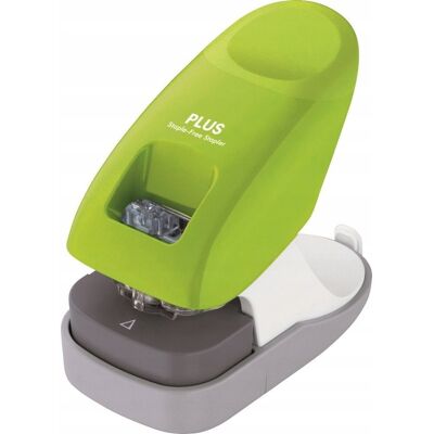 PLUS JAPAN ZSZYWACZ BEZZSZYWKOWY 10 kartek PLUS zszywacz biurowy STAPLE-FREE ZIELONY PLUS JAPAN ZSZYWACZ BEZZSZYWKOWY 10 kartek PLUS zszywacz biurowy STAPLE-FREE ZIELONY