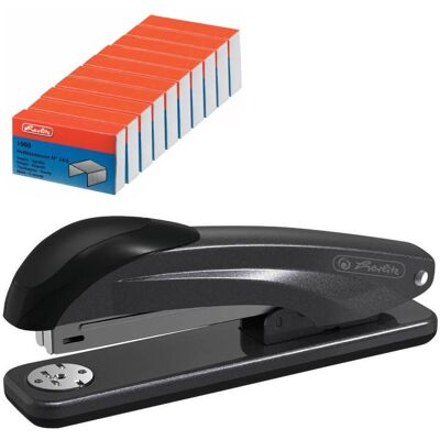 Zszywacz biurowy metal 24/6 +10000 zszywek HERLITZ Zszywacz biurowy metal 24/6 +10000 zszywek HERLITZ