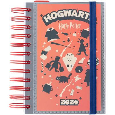 Grupo Erik Harry Potter Kalendarz Tygodniowy Na Rok 2024, Styczeń 2024, Grudzień 2024-2024, Planer Tygodniowy Z Naklejkami, Kieszenią I Zakładką, Pa.. Grupo Erik Harry Potter Kalendarz Tygodniowy Na Rok 2024, Styczeń 2024, Grudzień 2024-2024, Planer Tygodniowy Z Naklejkami, Kieszenią I Zakładką, Pa..