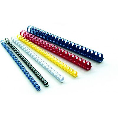 Grzbiety Do Bindowania Argo, Plastik, 25mm, 50 Sztuk, Niebieski Grzbiety Do Bindowania Argo, Plastik, 25mm, 50 Sztuk, Niebieski
