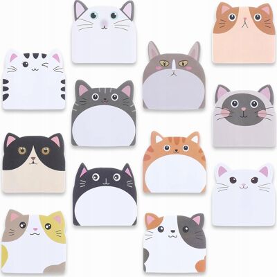 Inny producent Karteczki Samoprzylepne 12 Sztuk Kotki Zabawne Kolorowe Papierowe Mocne Inny producent Karteczki Samoprzylepne 12 Sztuk Kotki Zabawne Kolorowe Papierowe Mocne
