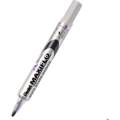 Marker Suchościeralny Fioletowy Pentel Maxiflo Z Tłoczkiem, 6 Mm, Do Tablic I Papieru, 1100 M Linii Pisania Marker Suchościeralny Fioletowy Pentel Maxiflo Z Tłoczkiem, 6 Mm, Do Tablic I Papieru, 1100 M Linii Pisania