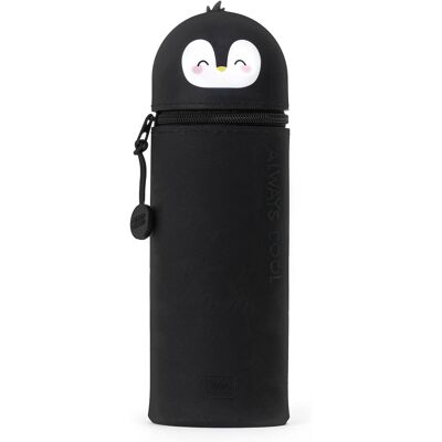Legami Piórnik Silikonowy 2 W 1 Kawaii Penguin - Stojak Na Długopisy Z Zamkiem Legami Piórnik Silikonowy 2 W 1 Kawaii Penguin - Stojak Na Długopisy Z Zamkiem