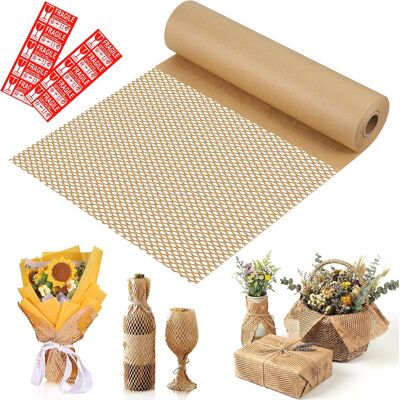 Inny producent Rolka Papieru Opakowaniowego 30cm 30m Plaster Miodu Kraft Papierowe Inny producent Rolka Papieru Opakowaniowego 30cm 30m Plaster Miodu Kraft Papierowe