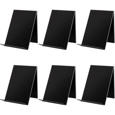 Inny producent Uchwyt Akrylowy 6 Sztuk Czarny Trwały Stojak Display Na Książki Inny producent Uchwyt Akrylowy 6 Sztuk Czarny Trwały Stojak Display Na Książki