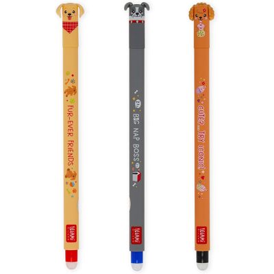 Legami Zestaw 3 Ścieralnych Długopisów Żelowych Fur-Ever Friends 0,7 Mm Dla Dzieci Legami Zestaw 3 Ścieralnych Długopisów Żelowych Fur-Ever Friends 0,7 Mm Dla Dzieci