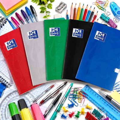Zeszyt A5 60 Kartek W Kratkę Margines Oxford Esse Okładka Matowa Papier Zeszyt A5 60 Kartek W Kratkę Margines Oxford Esse Okładka Matowa Papier