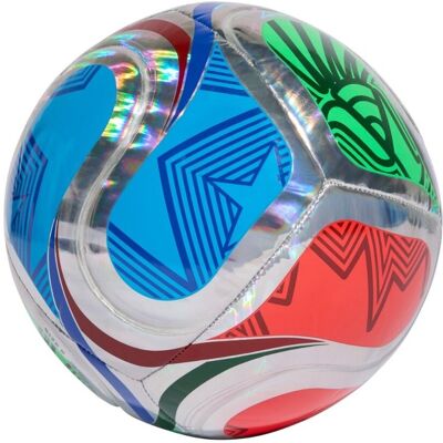 Adidas Piłka nożna treningowa Mistrzostw Świata 2026 TRIONDA, FOIL, WC2026, JD8046, rozmiar 5 Adidas Piłka nożna treningowa Mistrzostw Świata 2026 TRIONDA, FOIL, WC2026, JD8046, rozmiar 5