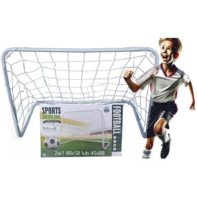 Ciuciubabka Bramka Piłkarska 2w1 88x58 lub 88x43 Składana Metalowa do piłki nożnej dla dzieci Ciuciubabka Bramka Piłkarska 2w1 88x58 lub 88x43 Składana Metalowa do piłki nożnej dla dzieci