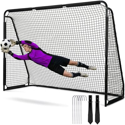 Xboost Bramka piłkarska 300 X 200 cm GALMA czarna Xboost Bramka piłkarska 300 X 200 cm GALMA czarna