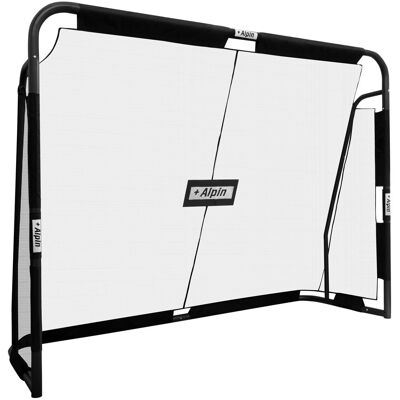 Bramka piłkarska Alpin GG-220 220x172x81 cm Metalowa Przenośna Mata Bramka piłkarska Alpin GG-220 220x172x81 cm Metalowa Przenośna Mata