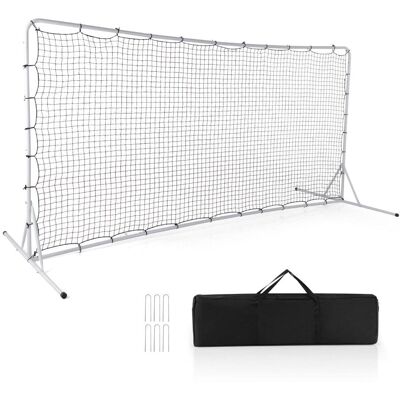Costway - 372.5x182.5cm - Białe - Soccer goal Costway - 372.5x182.5cm - Białe - Soccer goal
