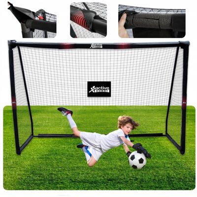 Active Hobby Bramka piłkarska duża mocna metalowa treningowa do piłki nożnej 240x160cm Active Hobby Bramka piłkarska duża mocna metalowa treningowa do piłki nożnej 240x160cm