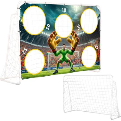 Multistore Bramka Piłkarska Treningowa 180x122 Cm Mata Do Treningu Celności I Trafień Multistore Bramka Piłkarska Treningowa 180x122 Cm Mata Do Treningu Celności I Trafień
