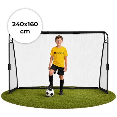 Inny producent BRAMKA PIŁKARSKA Z SIATKĄ DO PIŁKI NOŻNEJ DO OGRODU PODWÓRKO 240x160x80 cm Inny producent BRAMKA PIŁKARSKA Z SIATKĄ DO PIŁKI NOŻNEJ DO OGRODU PODWÓRKO 240x160x80 cm