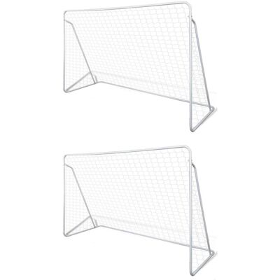 VMP Bramki do piłki nożnej, 2 szt., 240x90x150 cm VMP Bramki do piłki nożnej, 2 szt., 240x90x150 cm