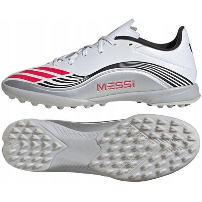 Buty adidas F50 Messi League TF JP7448 biały 40 2/3 Buty adidas F50 Messi League TF JP7448 biały 40 2/3