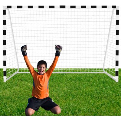 Be4Sport DUŻA PRZENOŚNA STALOWA BRAMKA XXL PIŁKARSKA TRENINGOWA 300X200X90cm PREZENT Be4Sport DUŻA PRZENOŚNA STALOWA BRAMKA XXL PIŁKARSKA TRENINGOWA 300X200X90cm PREZENT