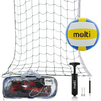 Kom Siatka do siatkówki MOLTI + piłka + pompka Kom Siatka do siatkówki MOLTI + piłka + pompka