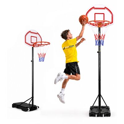 Inny producent KOSZ DO KOSZYKÓWKI REGULOWANY DO 210 CM WOLNOSTOJĄCY TABLICA OBRĘCZ MOVEPRO Inny producent KOSZ DO KOSZYKÓWKI REGULOWANY DO 210 CM WOLNOSTOJĄCY TABLICA OBRĘCZ MOVEPRO