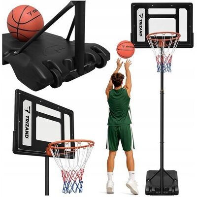 Iso Trade Kosz do Koszykówki Regulowany Stabilny Mobilny Zestaw 259cm Wolnostojący Iso Trade Kosz do Koszykówki Regulowany Stabilny Mobilny Zestaw 259cm Wolnostojący