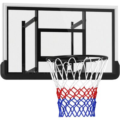 Kosz do koszykówki SPORTNOW z tablicą, tablica do koszykówki ze stalowym koszem Ø45 cm i siatką, montaż ścienny, tablica do koszykówki dla dzieci, m.. Kosz do koszykówki SPORTNOW z tablicą, tablica do koszykówki ze stalowym koszem Ø45 cm i siatką, montaż ścienny, tablica do koszykówki dla dzieci, m..